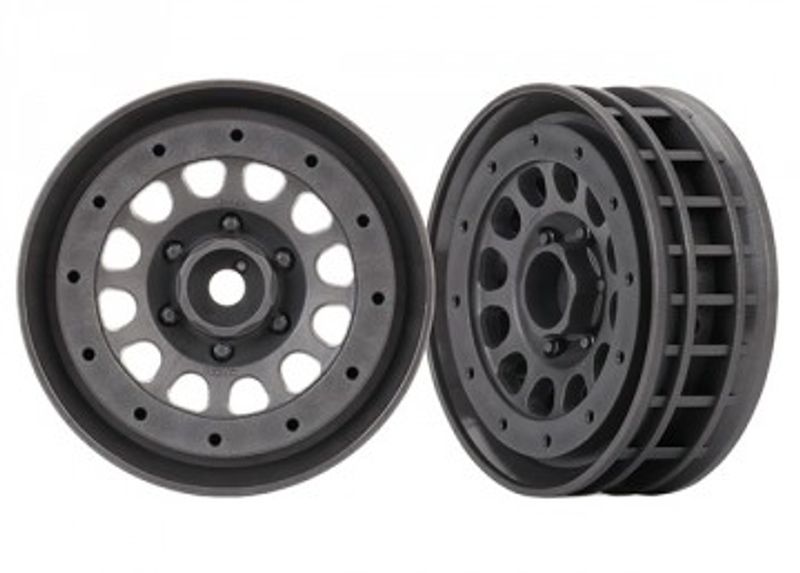 Traxxas Fälg Method 105 Grå 1.9" Beadlock (2) (8173A)