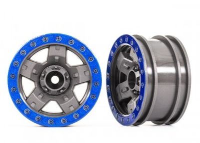 Traxxas Fälg TRX-4 Sport 2.2" Blå (2) (8180-BLUE)