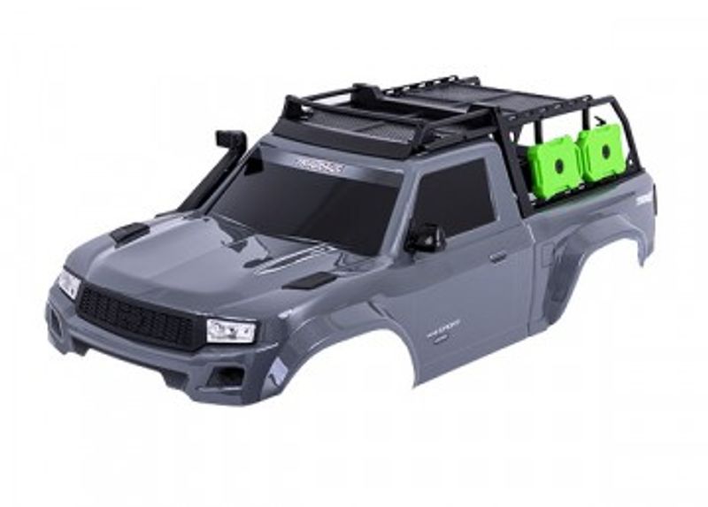 Traxxas Kaross TRX-4 Sport (Clipless) Komplett Grå (8213-GRAY)