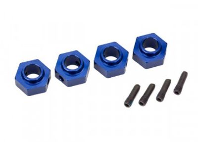Traxxas Hjulnav 12mm Aluminium Blå (4)  TRX-4/6 (8269X)