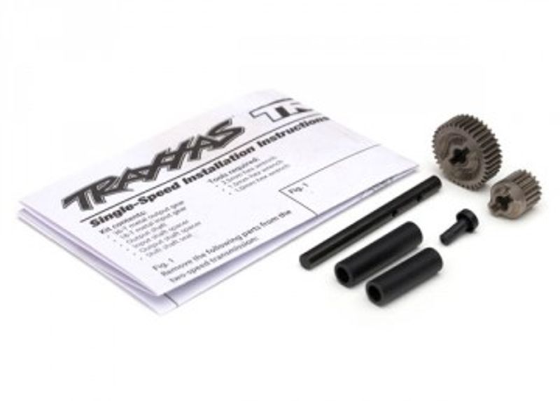 Traxxas Växellådsdrev Metall & Axlar Single Speed  TRX-4/6 (8296)
