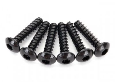 Traxxas Skruv 2,6x12mm Självgängande Kullrig Insex (6) (8299)