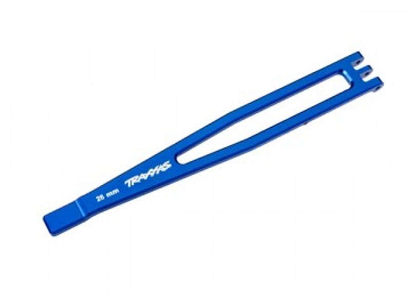 Traxxas Batterihållare Alu Blå (8327-BLUE)