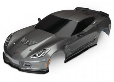 Traxxas Kaross Chevrolet Corvette Z06 Grå Målad (8386A)