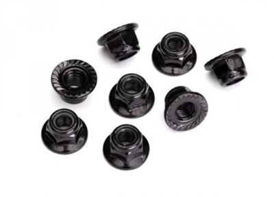 Traxxas Låsmutter Fläns M5 Stål (8) (8447)