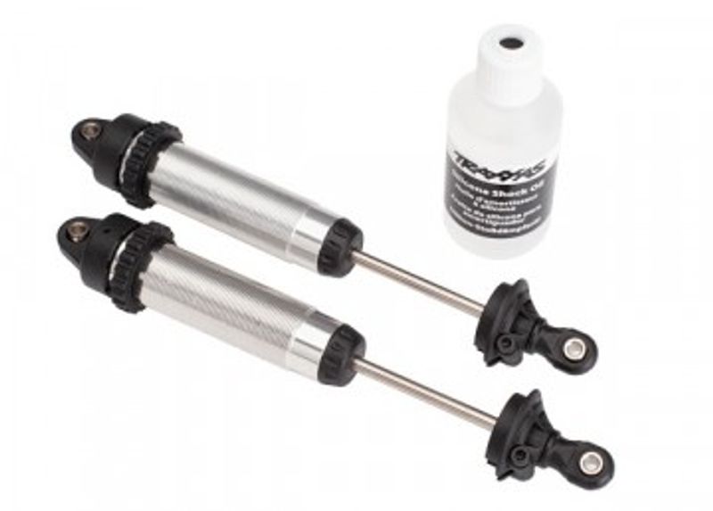 Traxxas Stötdämpare GTR 134mm Alu Silver (Gängade) (2) (8450)