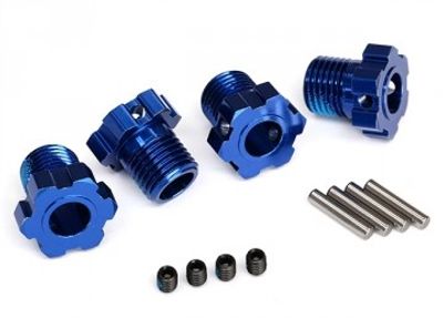 Traxxas Fälgnav 17mm Blå (4) (8654)