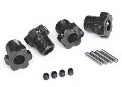 Traxxas Fälgnav 17mm Grå (4) (8654-GRAY)