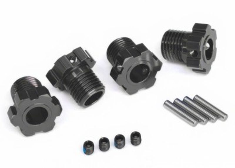 Traxxas Fälgnav 17mm Grå (4) (8654-GRAY)