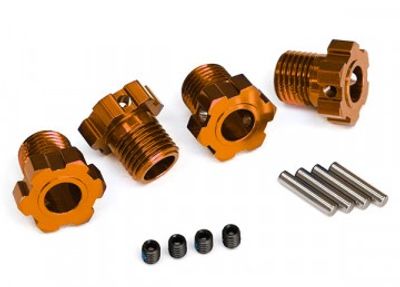 Traxxas Fälgnav 17mm Orange (4) (8654A)