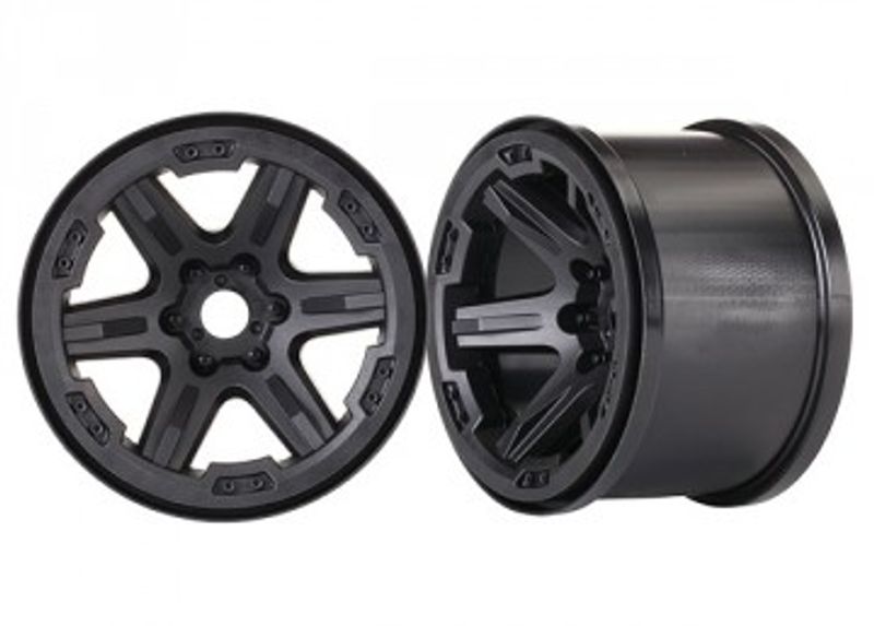 Traxxas Fälg Carbide 3.8" Svart (2) (8671)