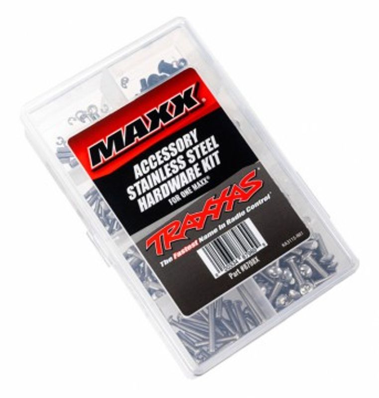 Traxxas Skruvsats Komplett Rostfritt Maxx (8798X)
