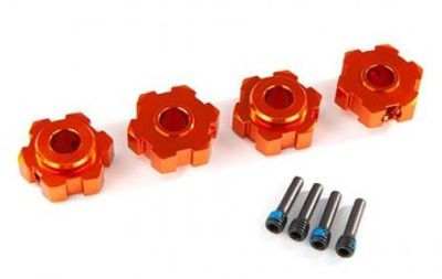 Traxxas Fälgnav Alu Orange (4) Maxx (8956T)