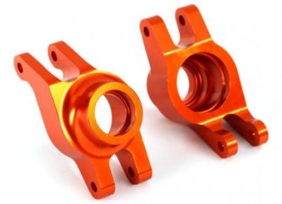Traxxas Hjulaxelhållare Bak Alu Orange (Par) Maxx* (Ersätts av #10252-ORNG) (8952A)