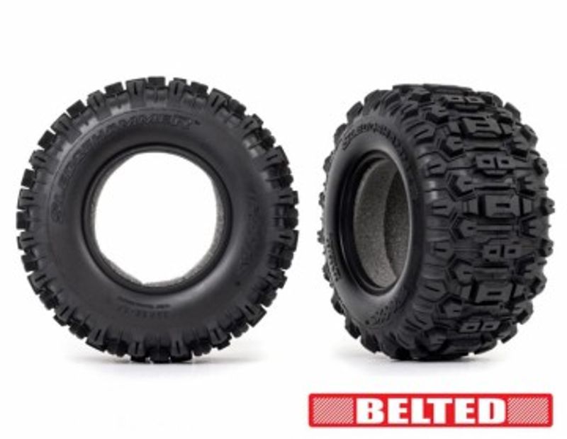 Traxxas Däck Sledgehammer Förstärkta 2.8/3.6'' TSM (2) MAXX (8975)