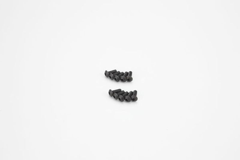 Kyosho 1-S13008H – Insexskruvar med kullrigt huvud M3×8 mm, 10 st