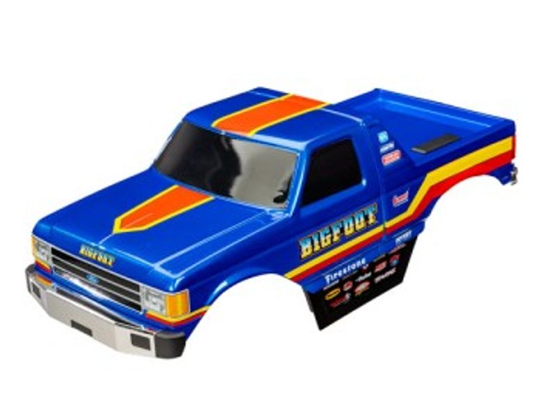 Traxxas Kaross BigFoot No. 8 Blå (9020-BLUE)