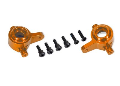 Traxxas Styrspindlar Alu Orange (Par) Raptor R Ultimate, (Uppgradering #9080) (9064-ORNG)