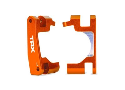 Traxxas Casterblock Alu Orange (Par) Raptor R Ultimate, (Uppgradering #9080) (9063-ORNG)