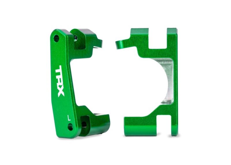 Traxxas Casterblock Alu Grön (Par) Raptor R Ultimate, (Uppgradering #9080) (9063-GRN)