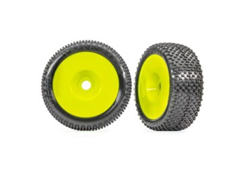 Traxxas Däck & Fälg Respons Pro/ Disk Gul 3.0" (2) (9074-YLW)