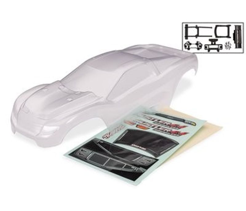 Traxxas Kaross Rustler 4x4 Omålad Komplett (9077)