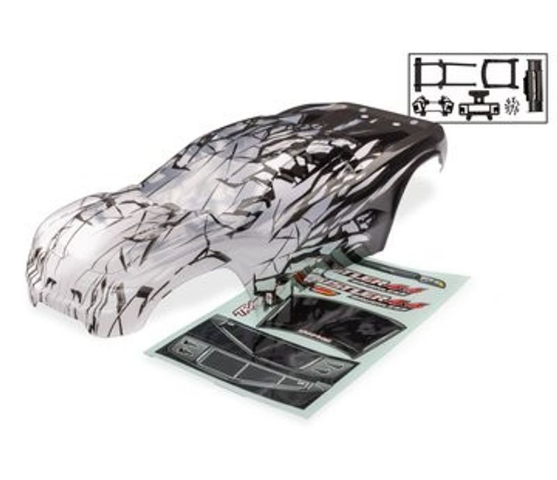 Traxxas Kaross Rustler 4x4 ProGraphix Komplett (9077X)