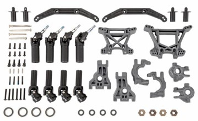Traxxas Uppgradering Extreme Heavy Duty Grå Hoss, Rustler, Slash, Raptor R - 4x4 (9080-GRAY)