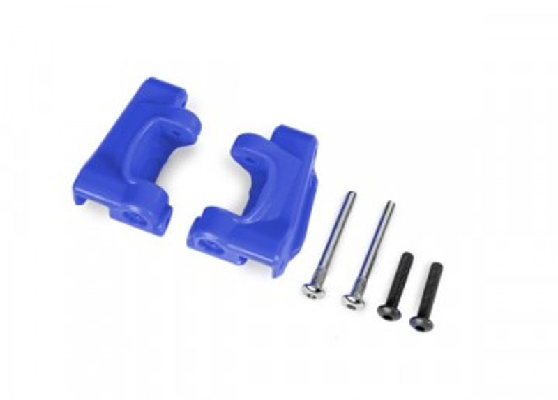 Traxxas Casterblock EHD Blå (Par) (för Uppgraderingskit #9182) Bandit (9135-BLUE)