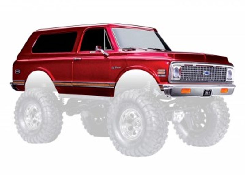 Traxxas Kaross Chevrolet Blazer '72 Röd Komplett (9130-RED)