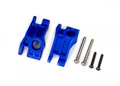 Traxxas Hjulaxelhållare EHD Blå (Par) (för Uppgraderingskit #9180/9181/9182) 2WD (9150-BLUE)