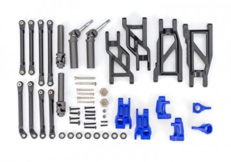 Traxxas Fjädring och Drivlina EHD Blå Uppgradering Set 2WD Stampede, Rustler, Bigfoot (9180-BLUE)