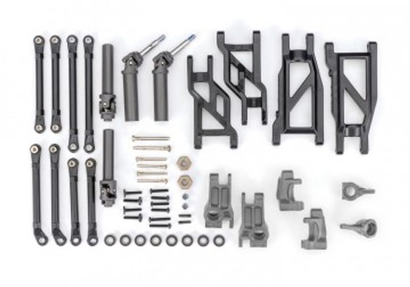Traxxas Fjädring och Drivlina EHD Grå Uppgradering Set 2WD Stampede, Rustler, Bigfoot (9180-GRAY)