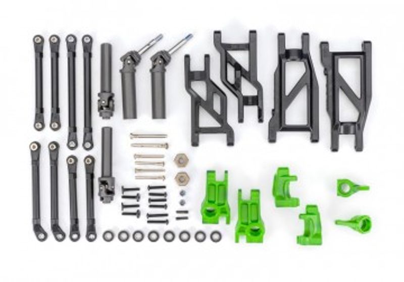 Traxxas Fjädring och Drivlina EHD Grön Uppgradering Set 2WD Stampede, Rustler, Bigfoot (9180-GRN)