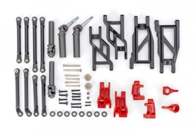 Traxxas Fjädring och Drivlina EHD Röd Uppgradering Set 2WD Stampede, Rustler, Bigfoot (9180-RED)