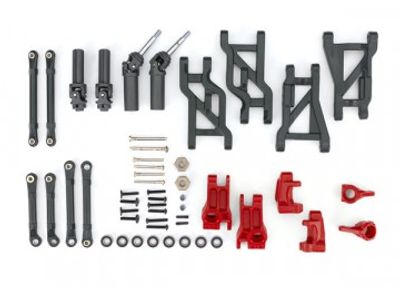 Traxxas Fjädring och Drivlina EHD Röd Uppgradering Set Bandit, Drag Slash (9182-RED)