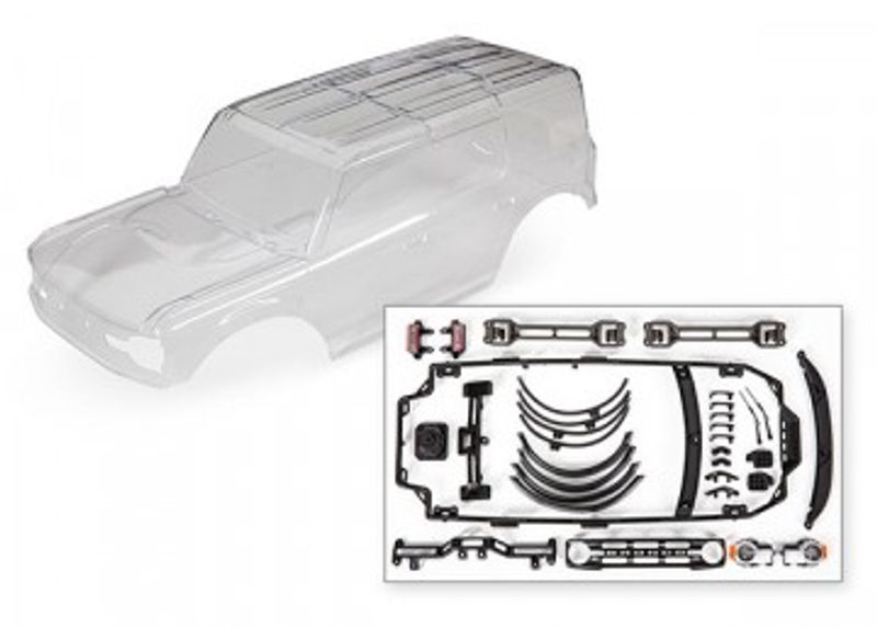Traxxas Kaross Ford Bronco 2021 Omålad (9211)