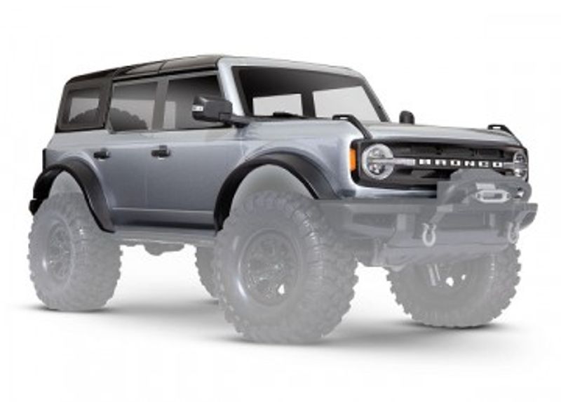 Traxxas Kaross Ford Bronco 2021 Silver Komplett (9211G)