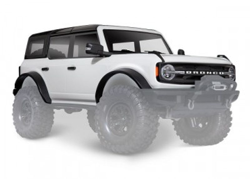 Traxxas Kaross Ford Bronco 2021 Vit Komplett (9211L)