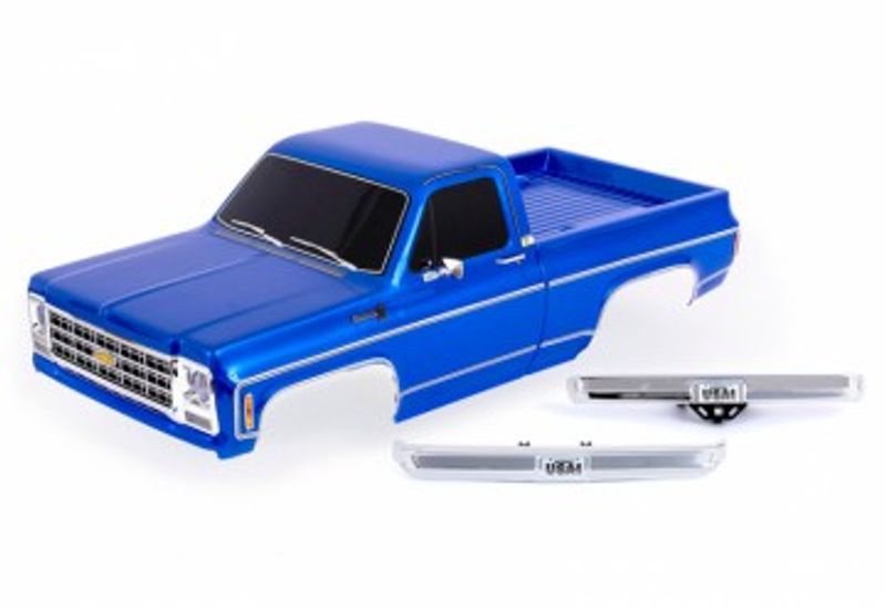 Traxxas Kaross Chevrolet K10 (1979) Komplett Blå (9212-BLUE)