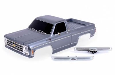 Traxxas Kaross Chevrolet K10 (1979) Komplett Silver (9212-SLVR)