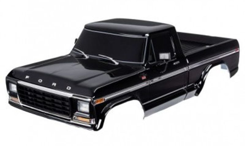 Traxxas Kaross Ford F-150 (1979) Komplett Svart (9230-BLK)