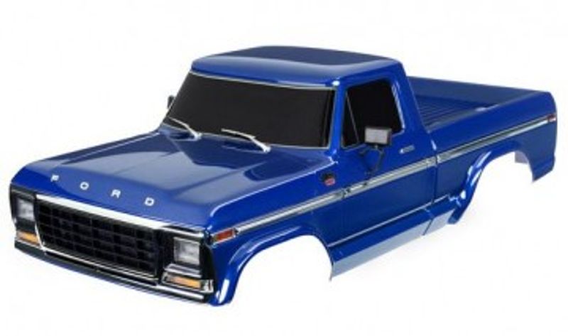Traxxas Kaross Ford F-150 (1979) Komplett Blå (9230-BLUE)
