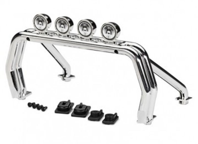 Traxxas Störtbåge Krom med Fästen Chevrolet K10, Ford F-150 (9262)