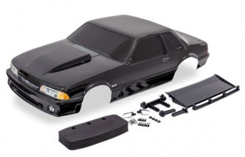 Traxxas Kaross Ford Mustang Drag Slash Svart (9421A)