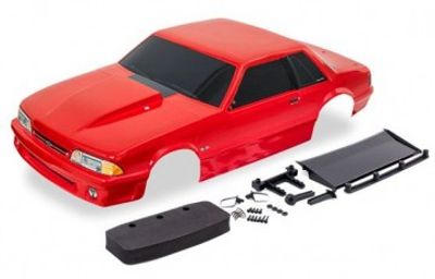 Traxxas Kaross Ford Mustang Drag Slash Röd (9421R)