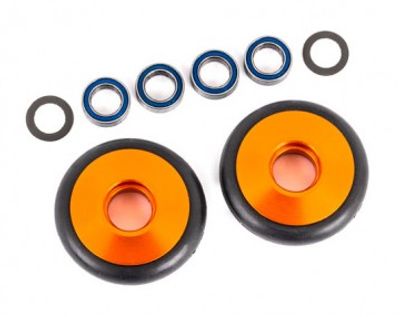 Traxxas Hjul Set Alu Orange Wheelie Bar  Drag Slash (9461A)