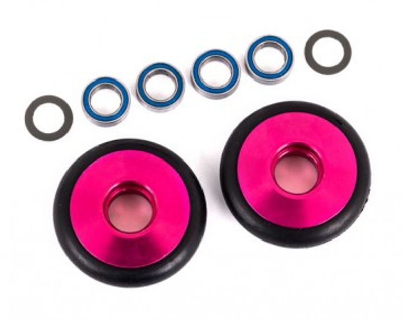 Traxxas Hjul Set Alu Rosa Wheelie Bar  Drag Slash (9461P)