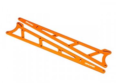 Traxxas Sidoplattor Wheelie Bar Alu Orange  Drag Slash (9462A)