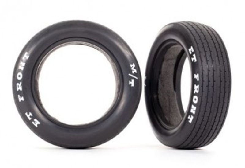 Traxxas Däck Fram med Inlägg (2)  Drag Slash (9470)
